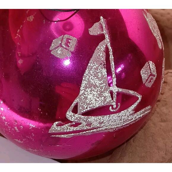 Lot of 6 Vintage Christmas Ornaments DBGM West Germany U.S.A Assorted - Picture 8 of 16